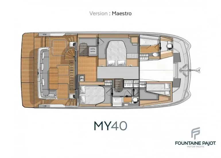 Fountaine Pajot MY40 — yacht photograph 8