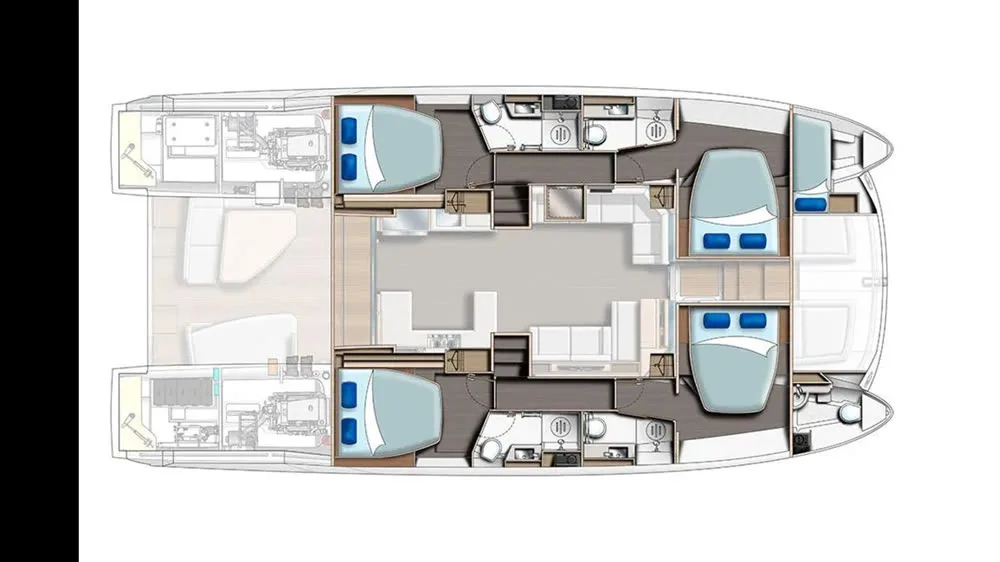 Leopard 53 · Leopard 53 Powercat — yacht photograph 7