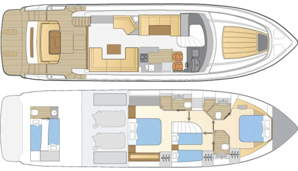 Mayavee · Princess 60 — yacht photograph 7